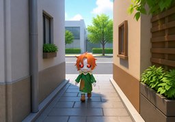 小路のイラスト
