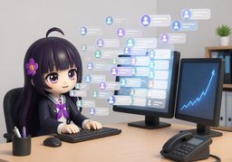 급증하다のイラスト