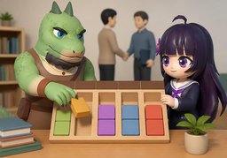 改课のイラスト
