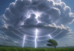 打雷のイラスト