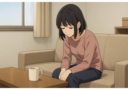 惆怅のイラスト