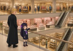 百货のイラスト