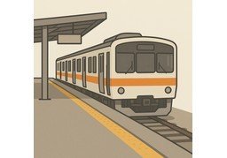 地铁站のイラスト