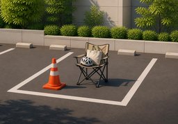 占用のイラスト
