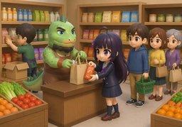 红火のイラスト