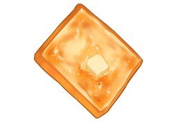 黄油のイラスト