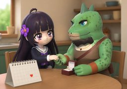 약혼のイラスト