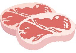鸡肉のイラスト