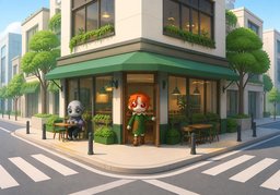 모퉁이のイラスト