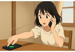 来电のイラスト