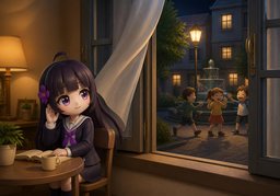 들려오다のイラスト