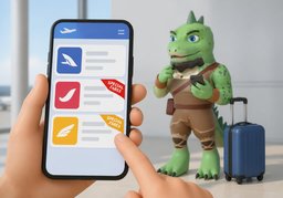 Fluggesellschaftのイラスト