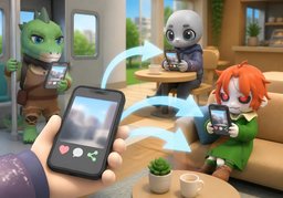 Mediaのイラスト