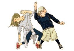 跳舞のイラスト
