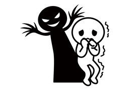 怕のイラスト