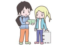 游客のイラスト