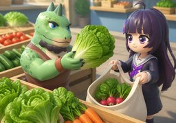 신선하다のイラスト