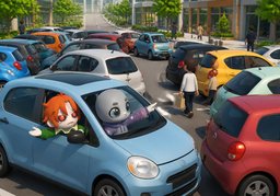 parkingのイラスト