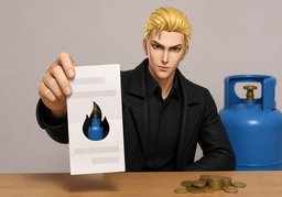 燃气费のイラスト