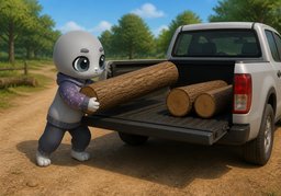 leñoのイラスト