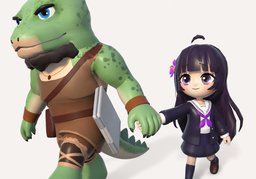 牵のイラスト