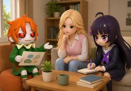 논하다のイラスト