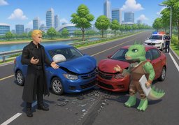 colisiónのイラスト