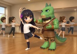 무용のイラスト