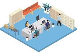 职场のイラスト