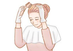 染色のイラスト