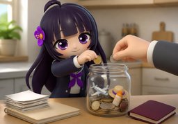 économiserのイラスト