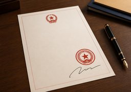 批复のイラスト