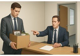 免职のイラスト