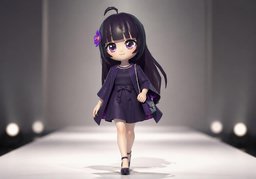 模特儿のイラスト